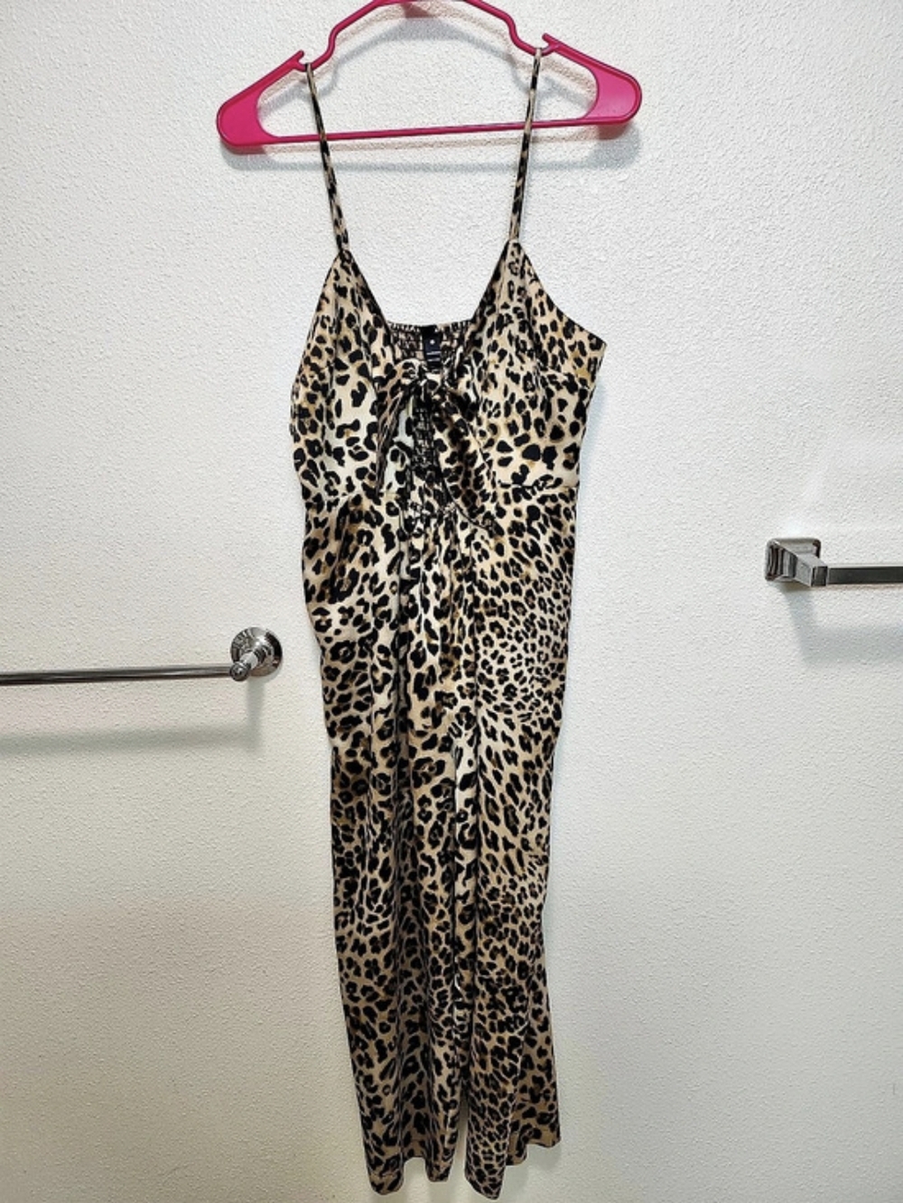 AQUA Leopard Print Jumper Brown & Black Small